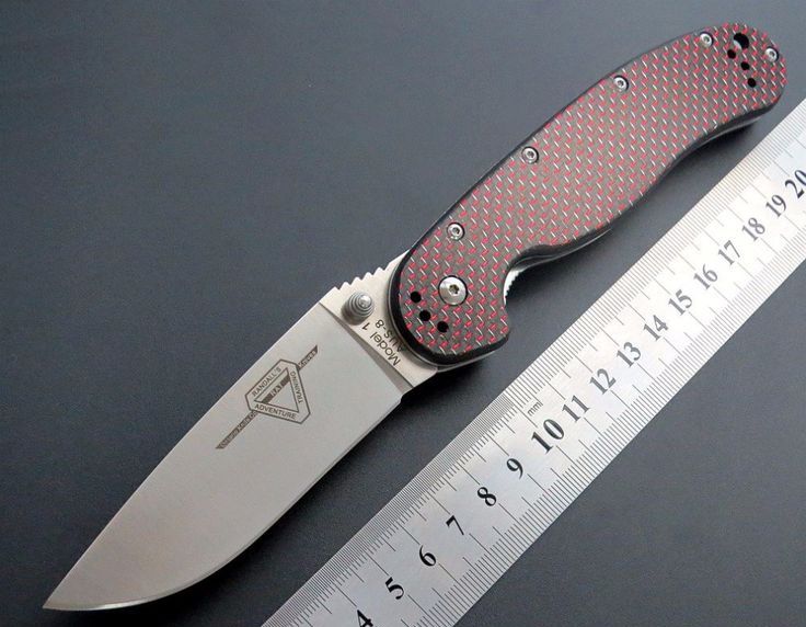 Карбон для руків'я ножа - Carbon Fiber Red 3-K Plain Weave - USA