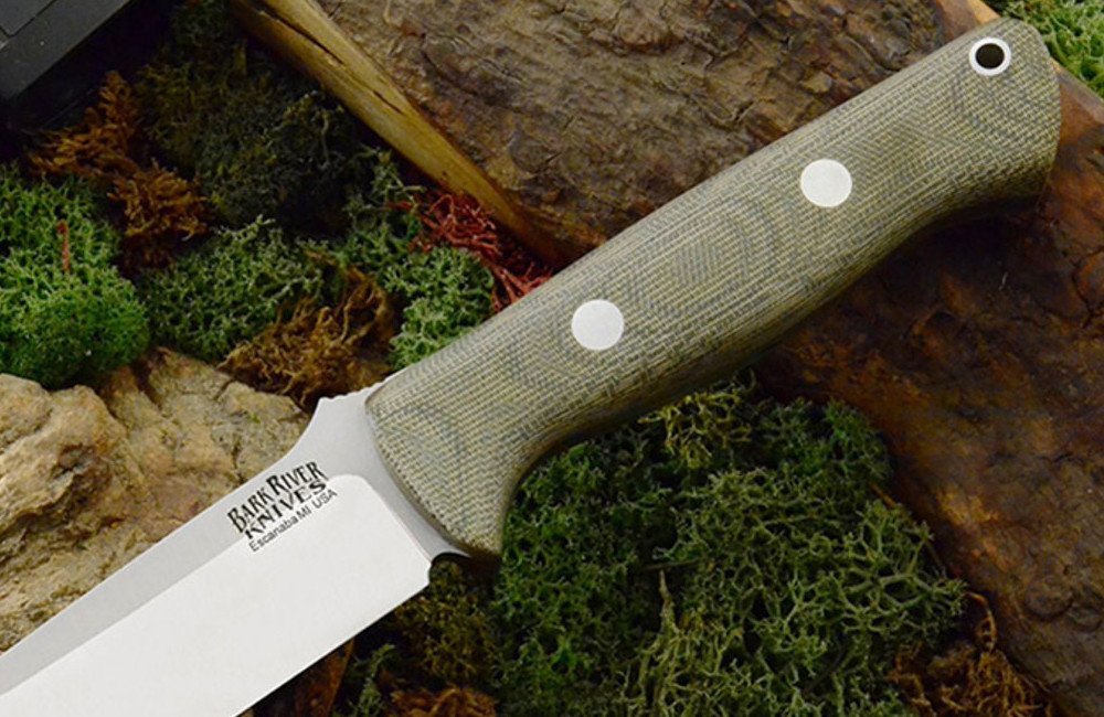 Матеріа для руків'я ножа - Micarta Canvas OD Green