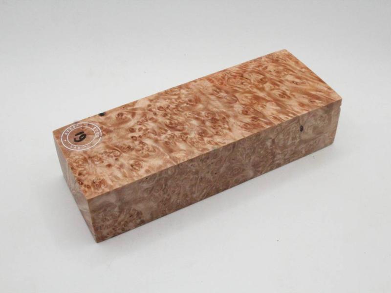 Брусок Кап Клена копчений стабілізований - Stab Wood Lab - 19