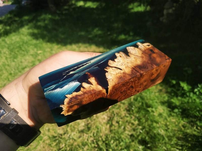 Брусок Гібрид (Sapphire Wood - Leaves) - №1