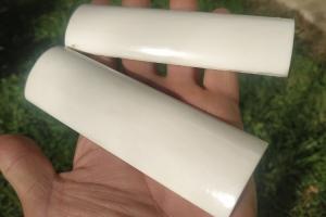 Накладки з верблюжої кістки - Білі - Радіальні