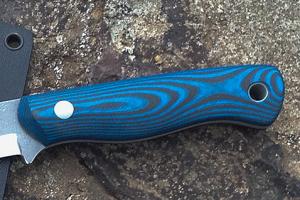 G-10 Blue/Black 1x1 (5 мм) - 125мм.