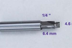 Конічний зенкер Corby 1/4/w (6,3 мм.)