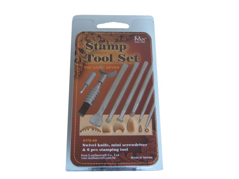 Набір штампів для тиснення по шкірі (6 штук)
