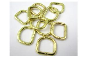 Півкільце металеве з візерунком золото, 16мм/10шт.