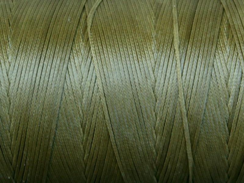 Нитка воскована поліестерова оливкова 1 мм - 25 м.
