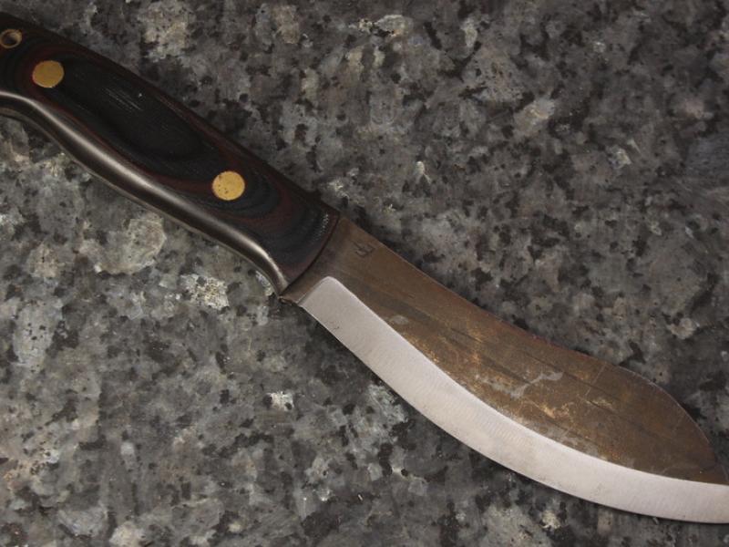 Ніж EnZo Nessmuk 125/Black-Red G-10