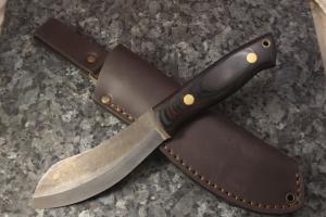 Ніж EnZo Nessmuk 125/Black-Red G-10