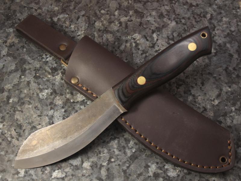 Ніж EnZo Nessmuk 125/Black-Red G-10