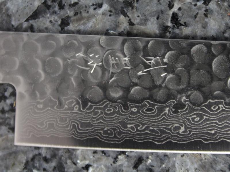 Santoku SS Damascus 180