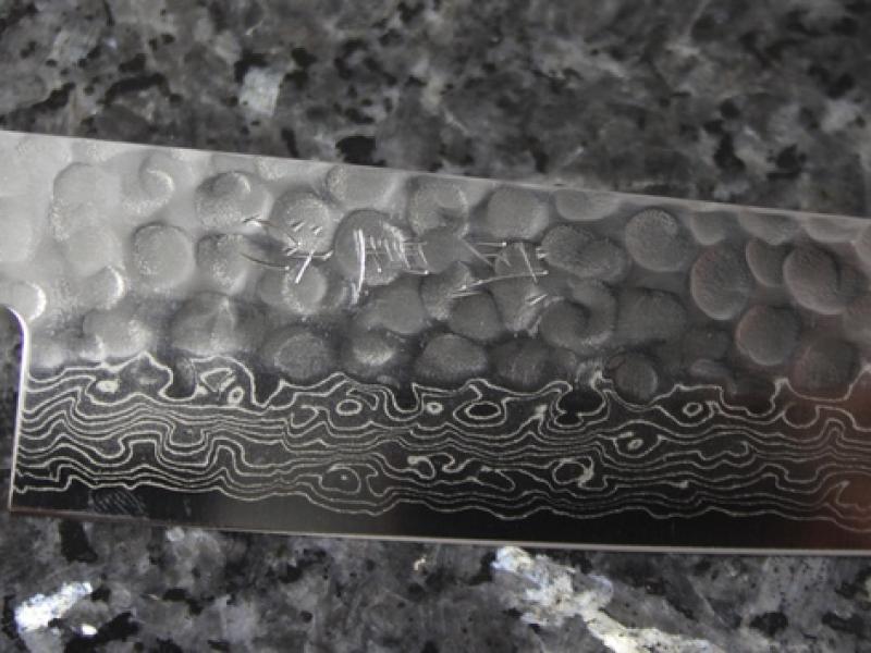 Santoku SS Damascus 180