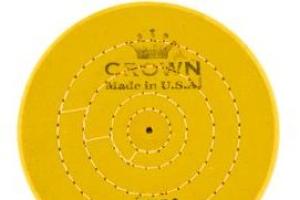 Круг мусліновий жовтий "Crown" 150х50