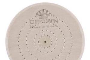 Круг мусліновий білий "Crown" 150х50