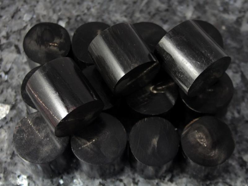 Циліндр з Рогу Буйвола чорний 30 х 32 мм