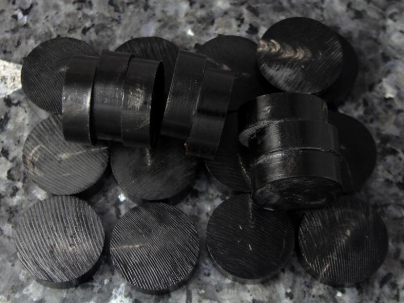 Проставка з Рогу Буйвола чорна 10х32мм