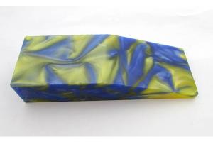 Брусок акриловий Синьо-Жовтий