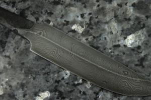 Клинок "Кузні Петра" (Федоряки) "Скандинав" 100 (Дамаск)