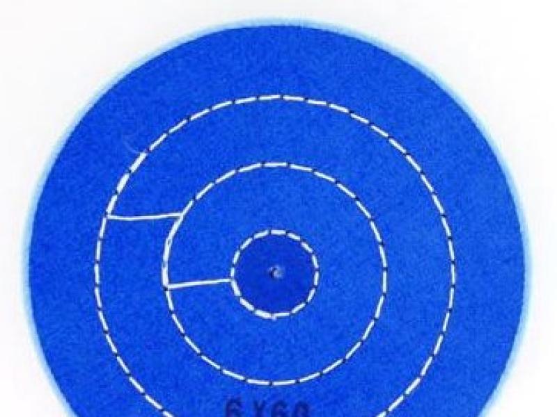 Круг мусліновий Синій 152х6х50