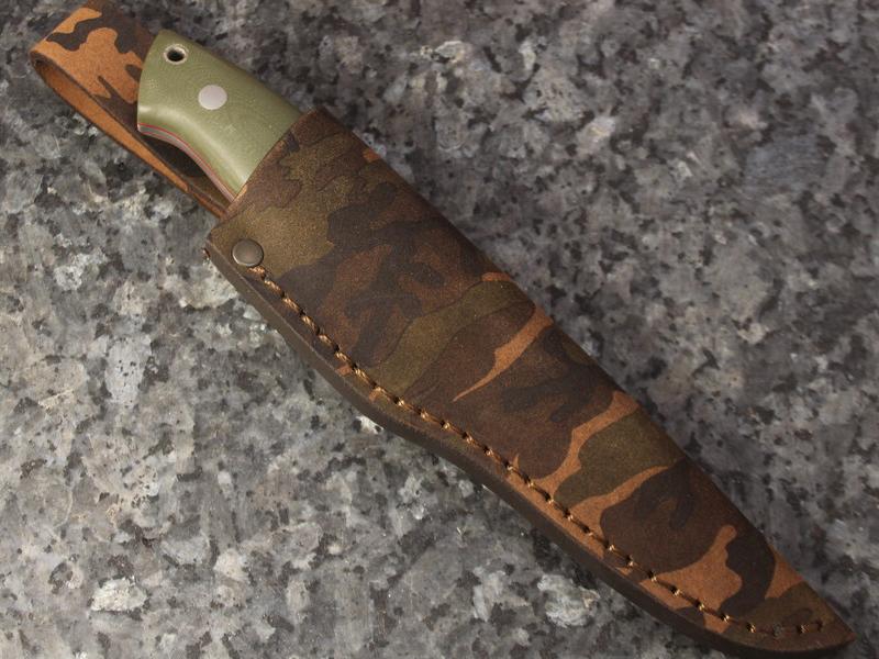 Ніж EnZo Trapper 95 N690Co F/Olive G10