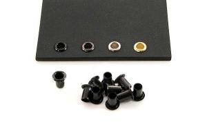 Люверси для Кайдексу 10/8 мм - 1/4" (6,3 мм), чорні (10 шт.)