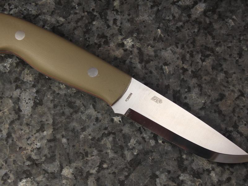 Ніж EnZo Trapper 95 N690Co Sc/Tan G-10