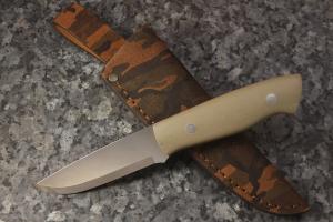Ніж EnZo Trapper 95 N690Co Sc/Tan G-10