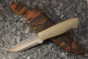 Ніж EnZo Trapper 95 N690Co Sc/Tan G-10