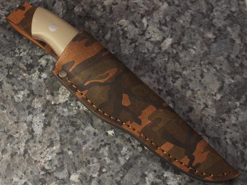 Ніж EnZo Trapper 95 N690Co Sc/Tan G-10