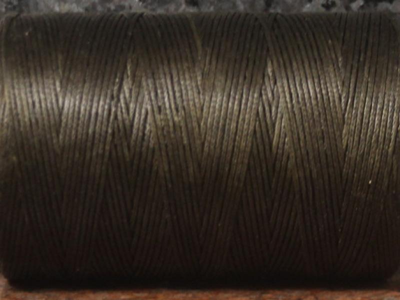 Нитка воскована поліестерова Хакі - 1 мм - 100 м.