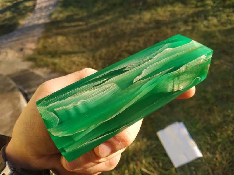 Брусок "Sapphire Naturals Leaves" - Темно-Зелений