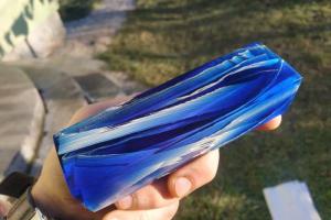 Брусок "Sapphire Naturals Leaves" - Темно-Синій