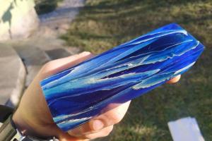 Брусок "Sapphire Naturals Leaves" - Темно-Синій