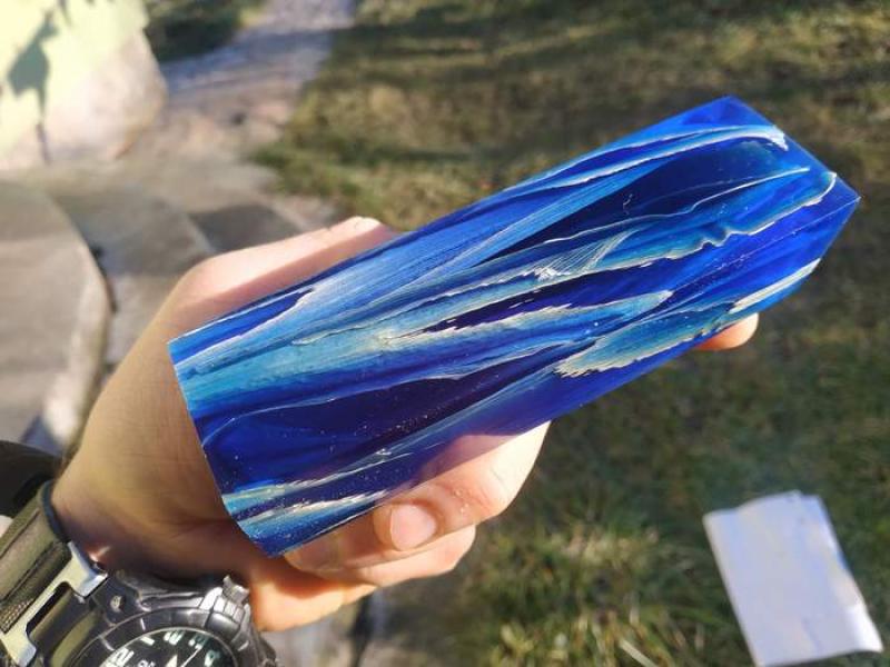 Брусок "Sapphire Naturals Leaves" - Темно-Синій