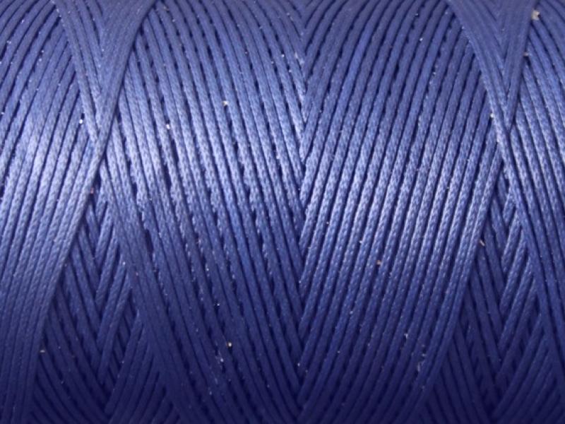 Нитка воскована поліестерова синя 1 мм (Італія) - 25 м.