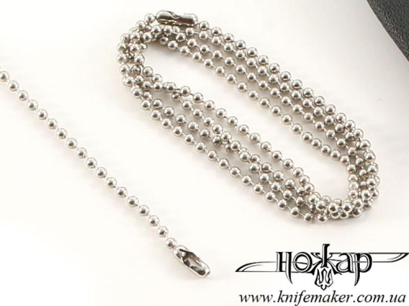 Кульковий ланцюжок з фіксатором - Нержавійка