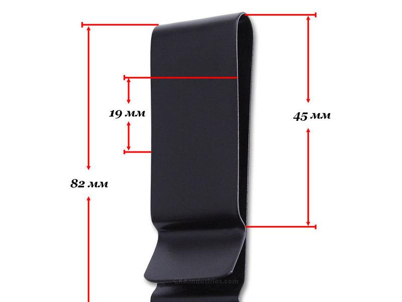 Скоба ремінна (Модель №1) - Чорна