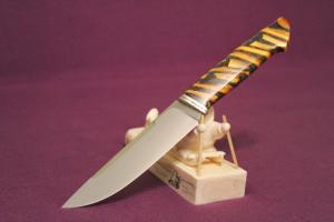 Ніж - "Смугастий" 140 - 95Х18/Бивень Мамонта