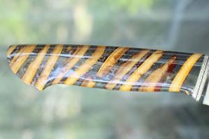 Ніж - "Смугастий" 140 - 95Х18/Бивень Мамонта