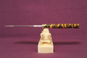 Ніж - "Смугастий" 140 - 95Х18/Бивень Мамонта