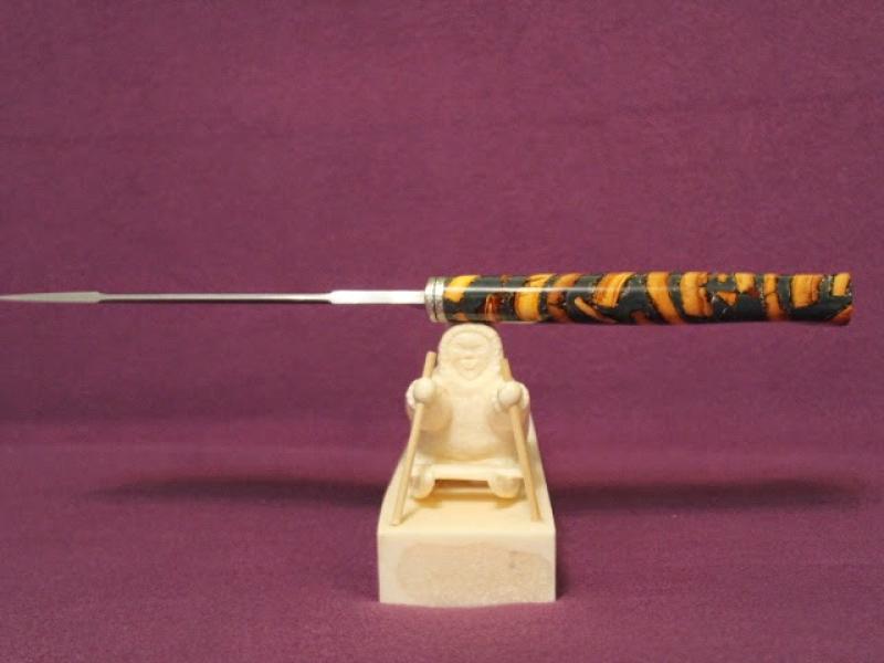 Ніж - "Смугастий" 140 - 95Х18/Бивень Мамонта