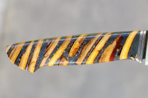 Ніж - "Смугастий" 140 - 95Х18/Бивень Мамонта