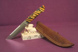 Ніж - "Смугастий" 140 - 95Х18/Бивень Мамонта