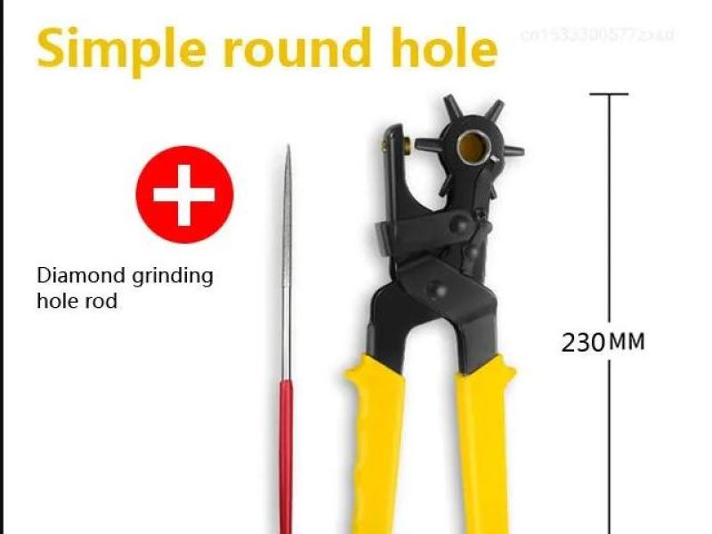 Пробійник Револьверного Типу - 2-4,5 мм. (круглі отвори) DELI