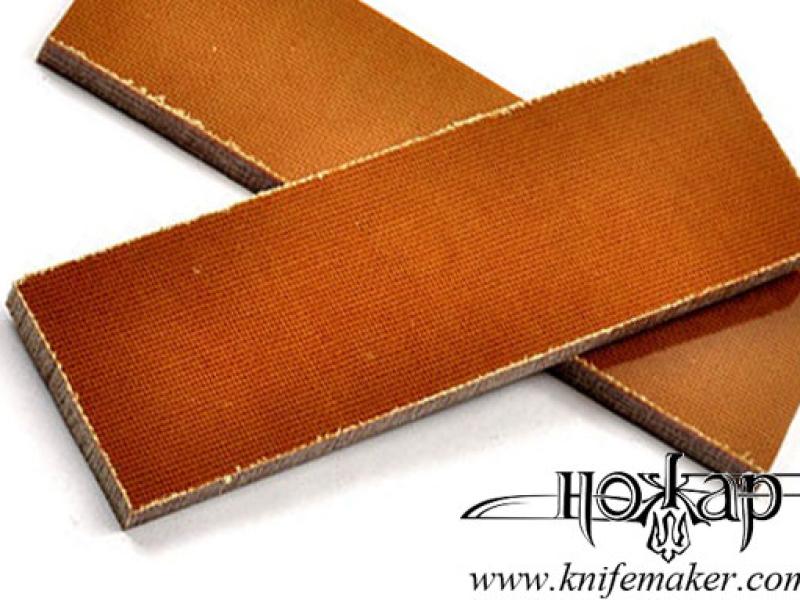 Micarta Soft Canvas Tan Brown (Made in USA) - 9,5 мм.
