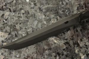 Клинок "Кузні Петра" (Федоряки) "Традиційний" (ромб) 120 (9ХС) - Зонне гартування.