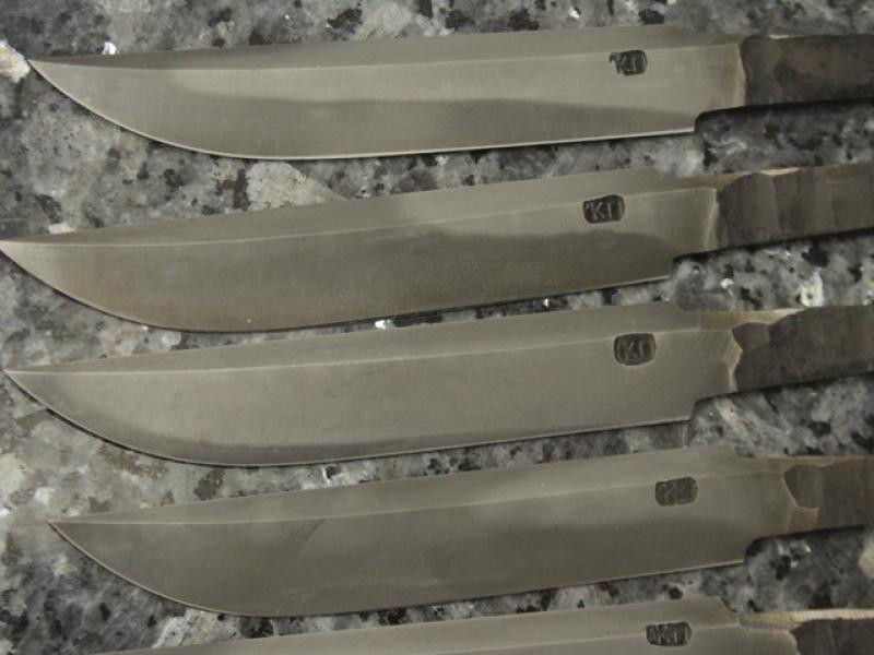 Клинок "Кузні Петра" (Федоряки) "Традиційний" (ромб) 120 (9ХС) - Зонне гартування.