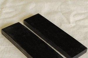 Накладки з рогу буйвола (чорний) 8-10мм.