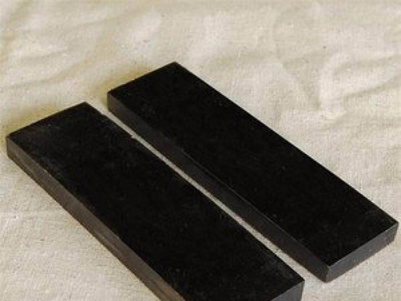 Накладки з рогу буйвола (чорний) 8-10мм.