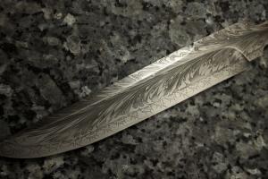 Авторський Клинок - VG-205 Bowie (Мозаїчний Дамаск) - "Дзета"