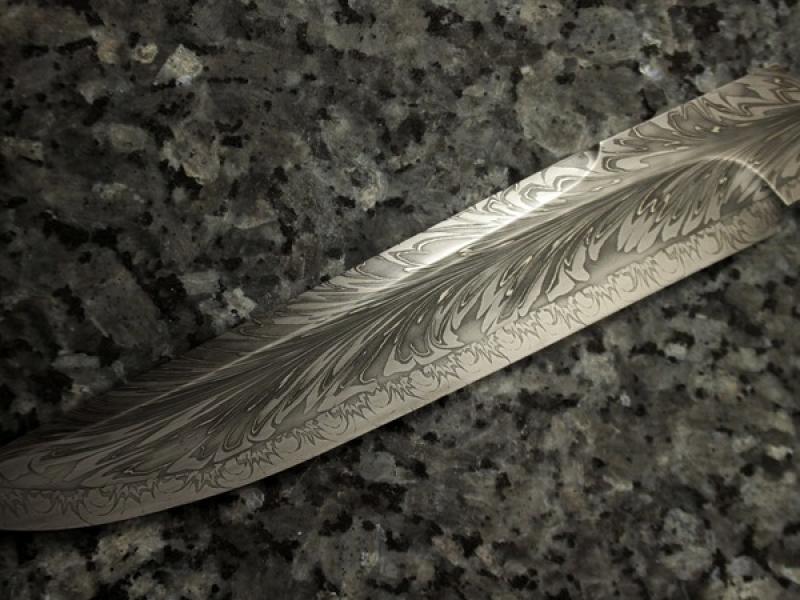 Авторський Клинок - VG-205 Bowie (Мозаїчний Дамаск) - "Дзета"